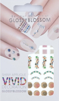 Nail-Sticker Glossy Blossom No. 746