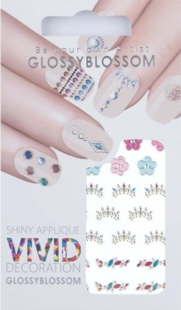 Nail-Sticker Glossy Blossom No. 739