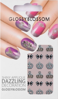 Nail-Sticker Glossy Blossom No. 588