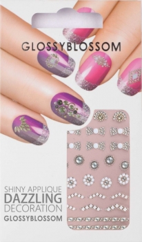 Nail-Sticker Glossy Blossom No. 637